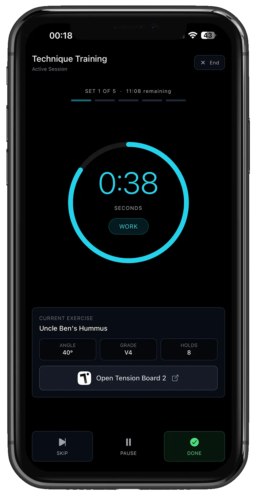 Training timer